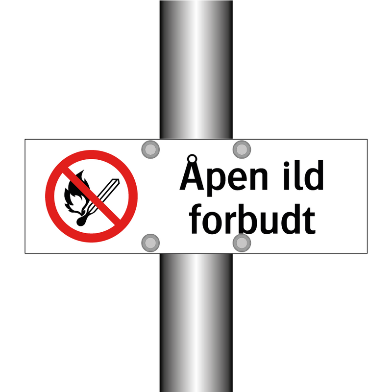 Åpen ild forbudt