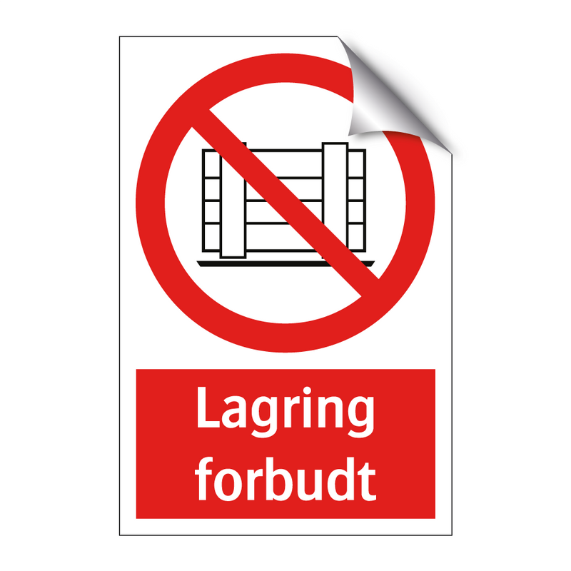 Lagring forbudt