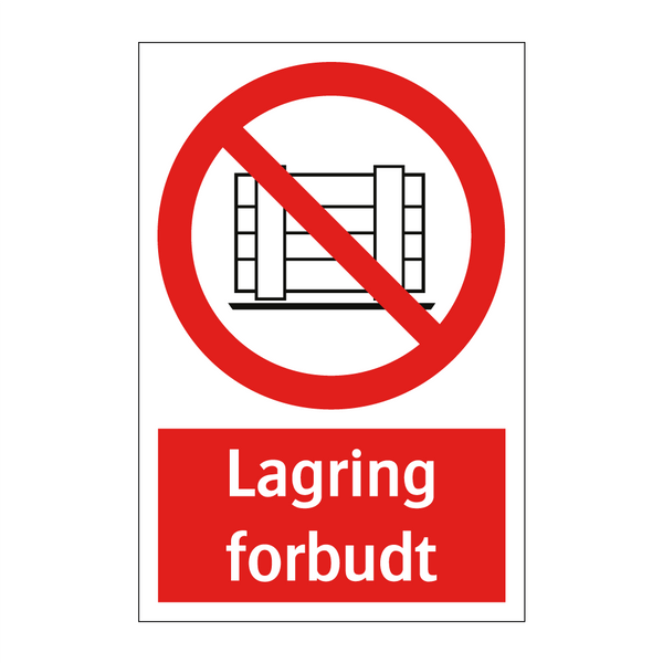 Lagring forbudt