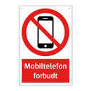 Mobiltelefon forbudt