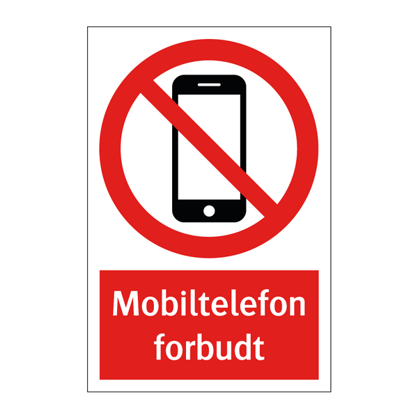 Mobiltelefon forbudt & Mobiltelefon forbudt & Mobiltelefon forbudt & Mobiltelefon forbudt