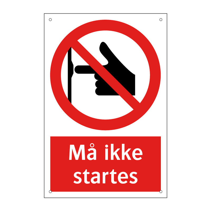 Må ikke startes & Må ikke startes & Må ikke startes & Må ikke startes & Må ikke startes
