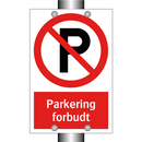 Parkering forbudt (p-symbol)