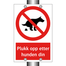 Plukk opp etter hunden din