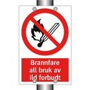 Brannfare all bruk av ild forbudt