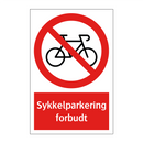 Sykkelparkering forbudt