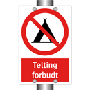Telting forbudt