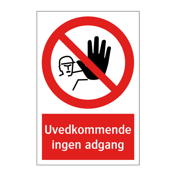 Uvedkommende ingen adgang
