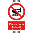 Vannscooter forbudt