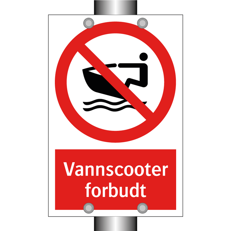 Vannscooter forbudt