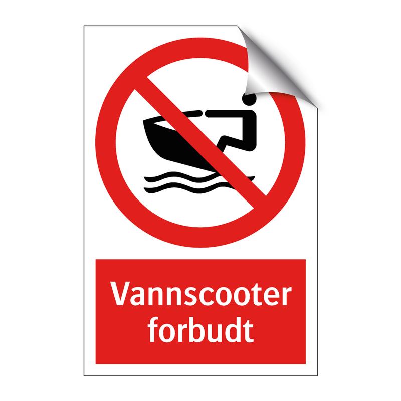 Vannscooter forbudt