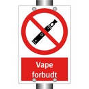 Vape forbudt