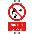 Åpen ild forbudt