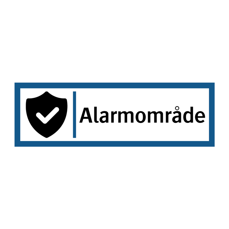 Alarmområde & Alarmområde & Alarmområde & Alarmområde & Alarmområde & Alarmområde