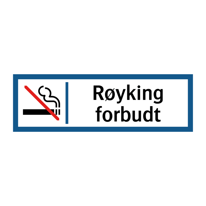 Røyking forbudt