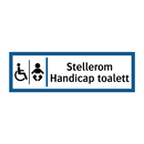 Stellerom Handicap toalett