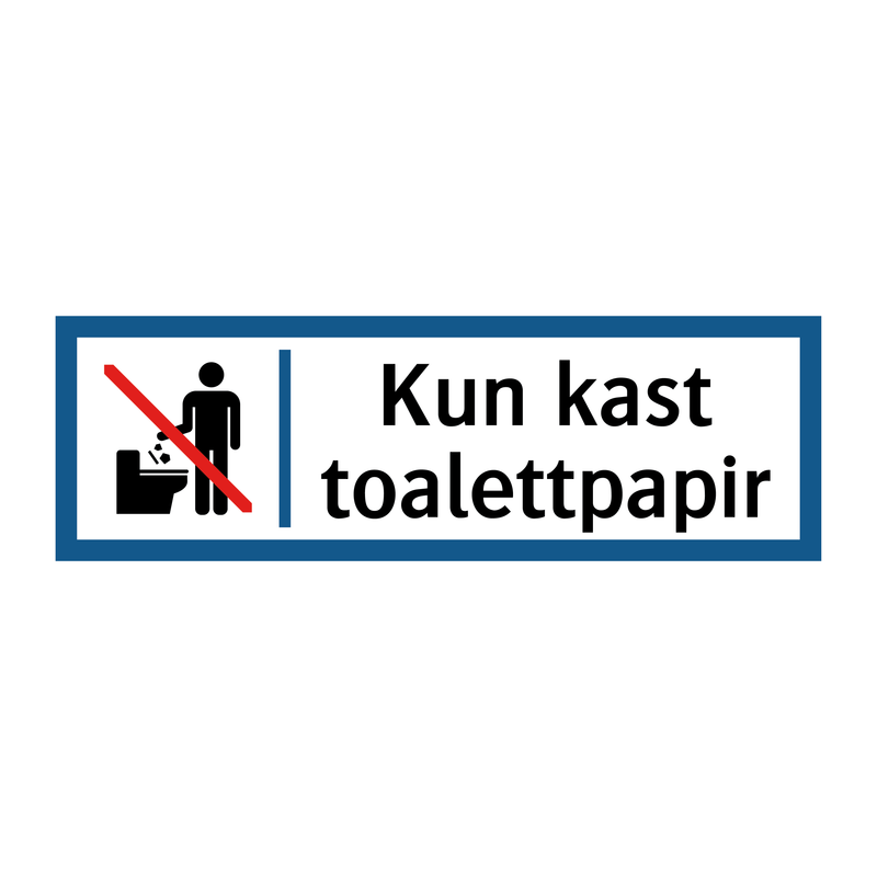 Kun kast toalettpapir & Kun kast toalettpapir & Kun kast toalettpapir & Kun kast toalettpapir