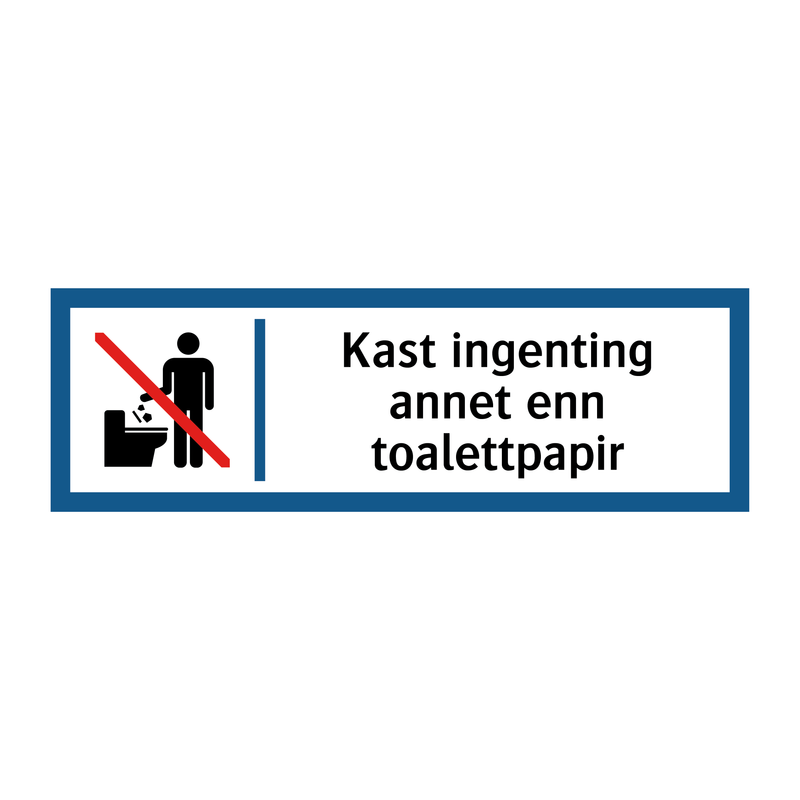 Kast ingenting annet enn toalettpapir & Kast ingenting annet enn toalettpapir