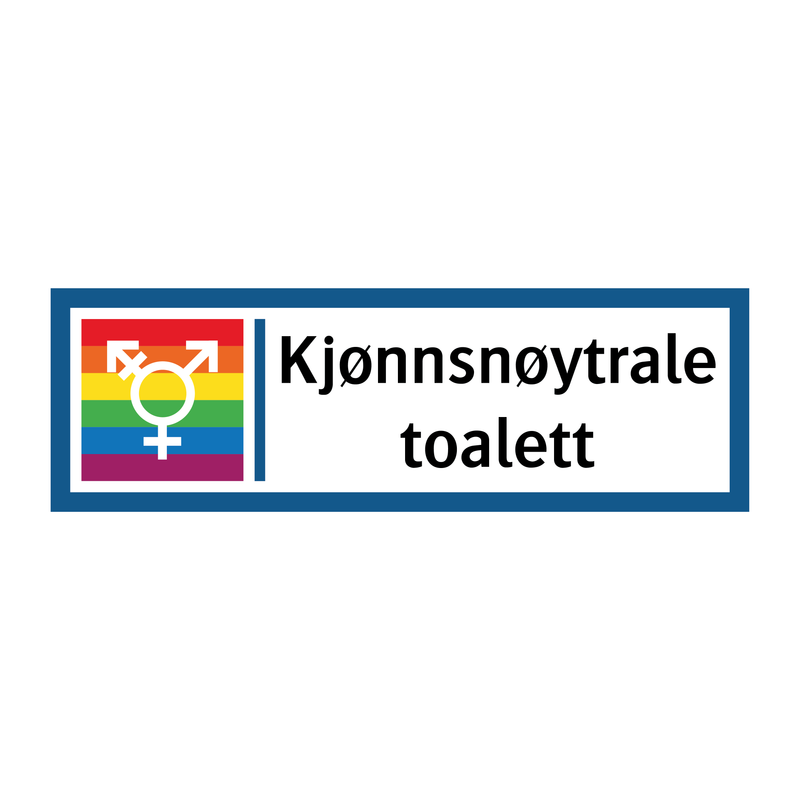 Kjønnsnøytrale toalett & Kjønnsnøytrale toalett & Kjønnsnøytrale toalett