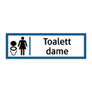 Toalett dame
