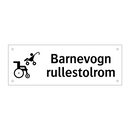 Barnevogn rullestolrom & Barnevogn rullestolrom