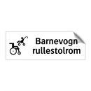 Barnevogn rullestolrom & Barnevogn rullestolrom