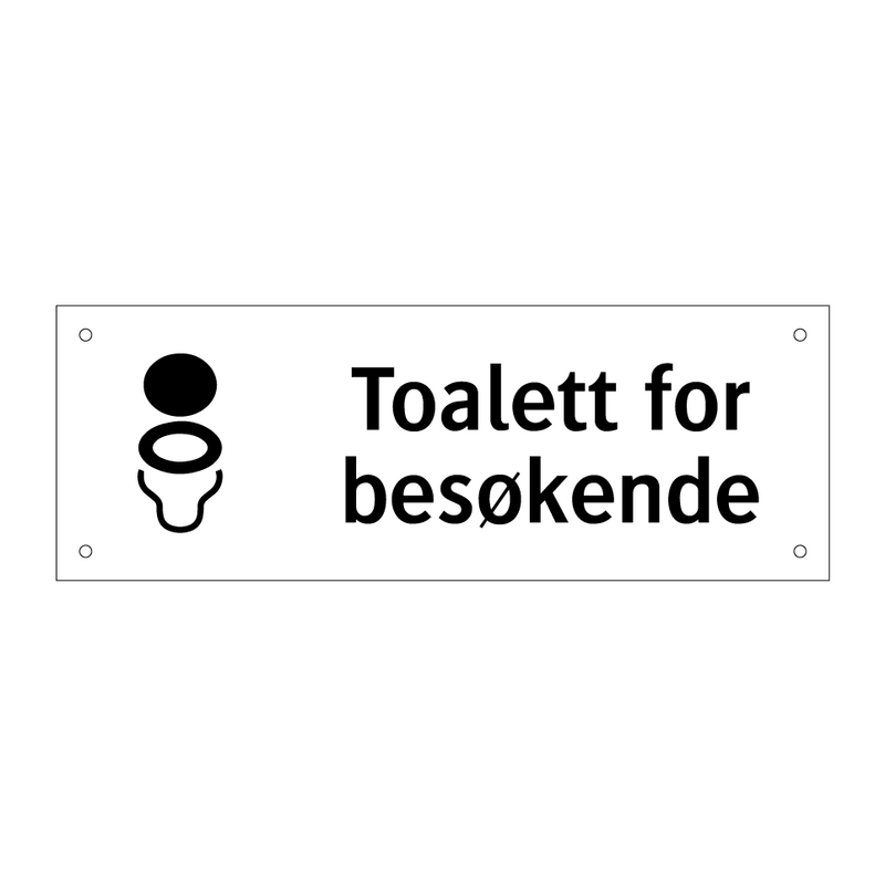 Toalett for besøkende & Toalett for besøkende