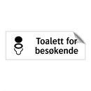 Toalett for besøkende & Toalett for besøkende