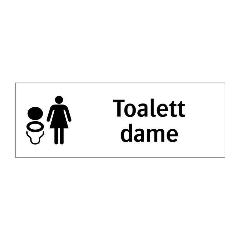 Toalett dame & Toalett dame & Toalett dame & Toalett dame