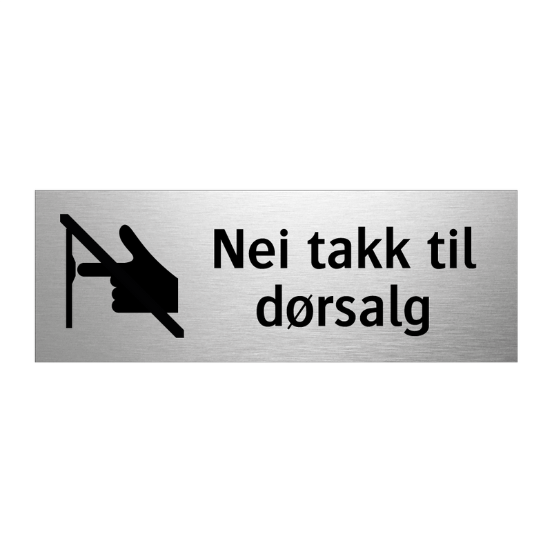 Nei takk til dørsalg & Nei takk til dørsalg & Nei takk til dørsalg & Nei takk til dørsalg