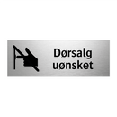Dørsalg uønsket & Dørsalg uønsket & Dørsalg uønsket & Dørsalg uønsket & Dørsalg uønsket