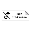 Ikke drikkevann & Ikke drikkevann