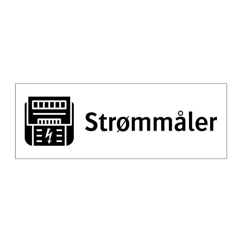 Strømmåler & Strømmåler & Strømmåler & Strømmåler