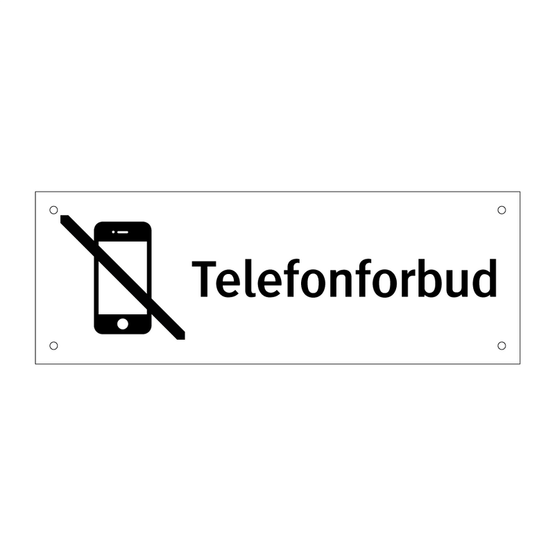 Telefonforbud & Telefonforbud