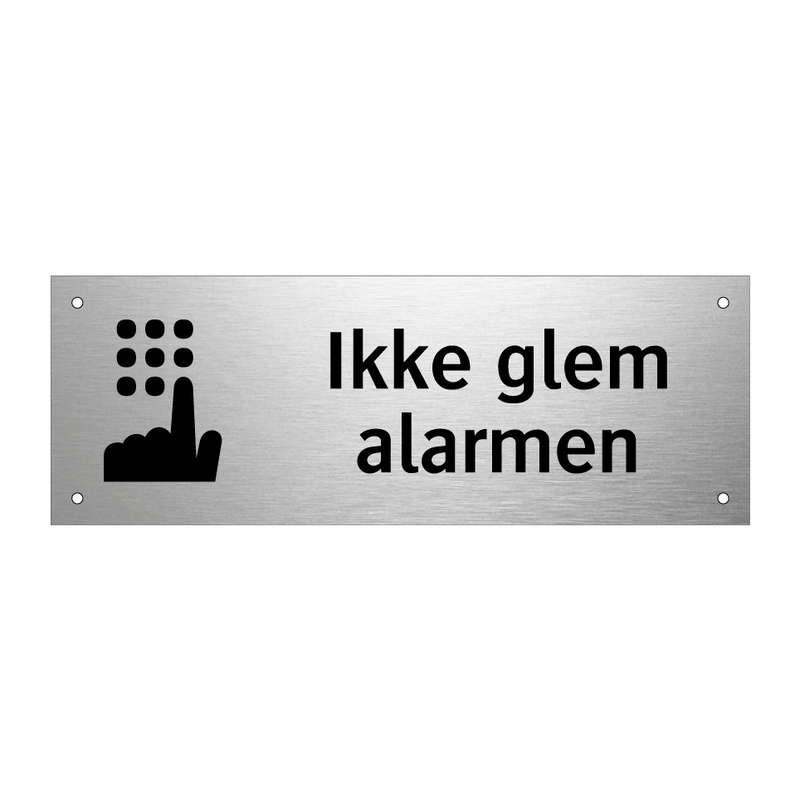 Ikke glem alarmen & Ikke glem alarmen