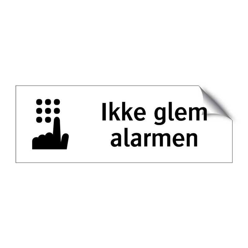 Ikke glem alarmen & Ikke glem alarmen
