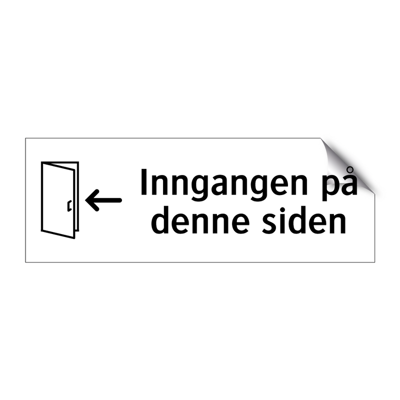 Inngangen på denne siden & Inngangen på denne siden