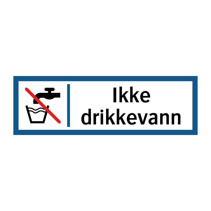 Ikke drikkevann