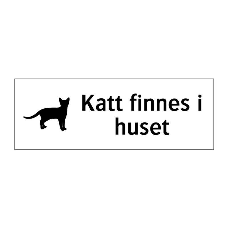 Katt finnes i huset & Katt finnes i huset & Katt finnes i huset & Katt finnes i huset