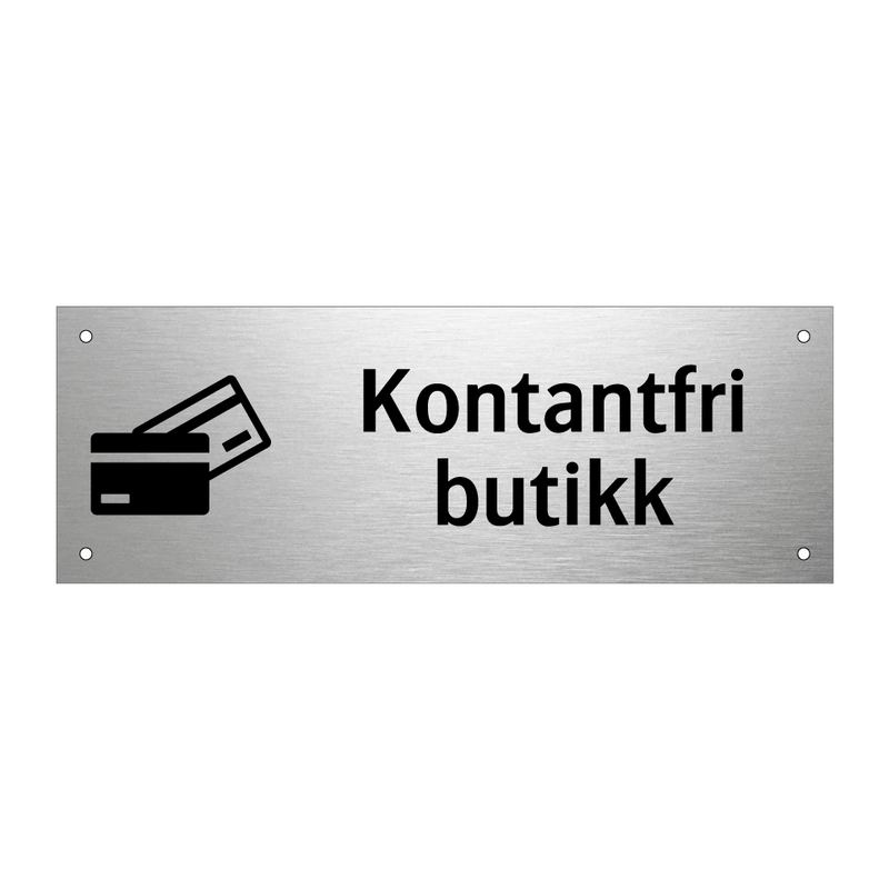 Kontantfri butikk & Kontantfri butikk