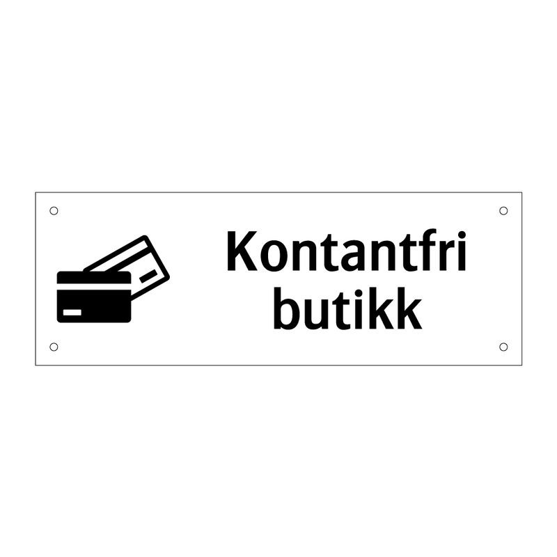 Kontantfri butikk & Kontantfri butikk