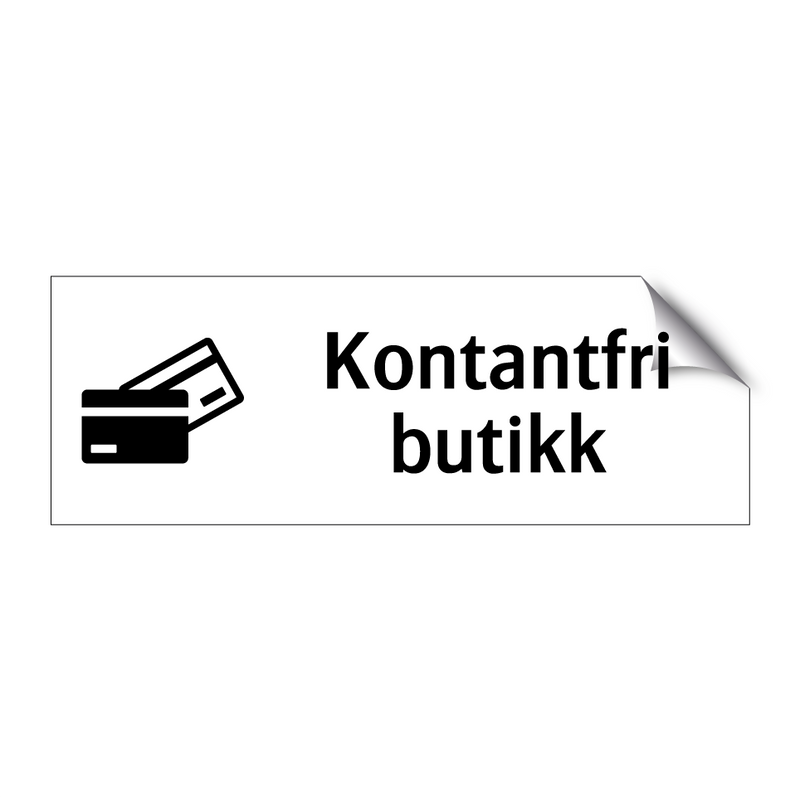 Kontantfri butikk & Kontantfri butikk