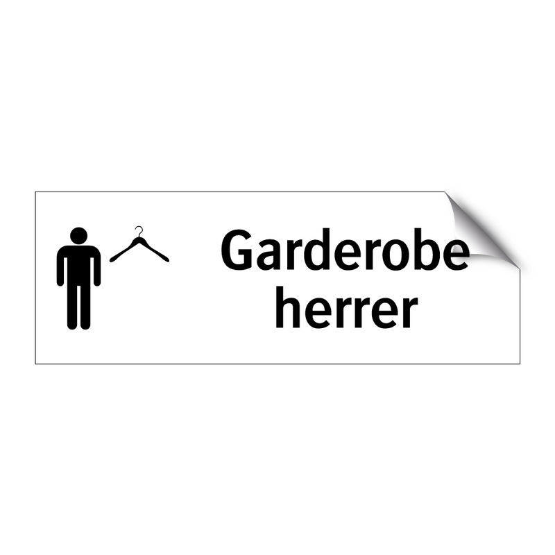 Garderobe herrer & Garderobe herrer