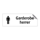Garderobe herrer & Garderobe herrer