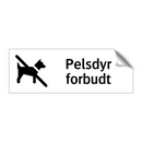 Pelsdyr forbudt & Pelsdyr forbudt