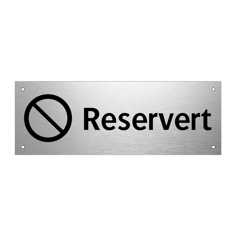 Reservert & Reservert