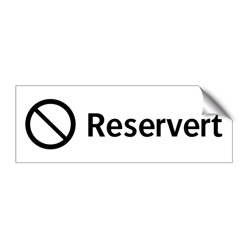 Reservert & Reservert