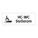 HC-WC Stellerom & HC-WC Stellerom & HC-WC Stellerom & HC-WC Stellerom