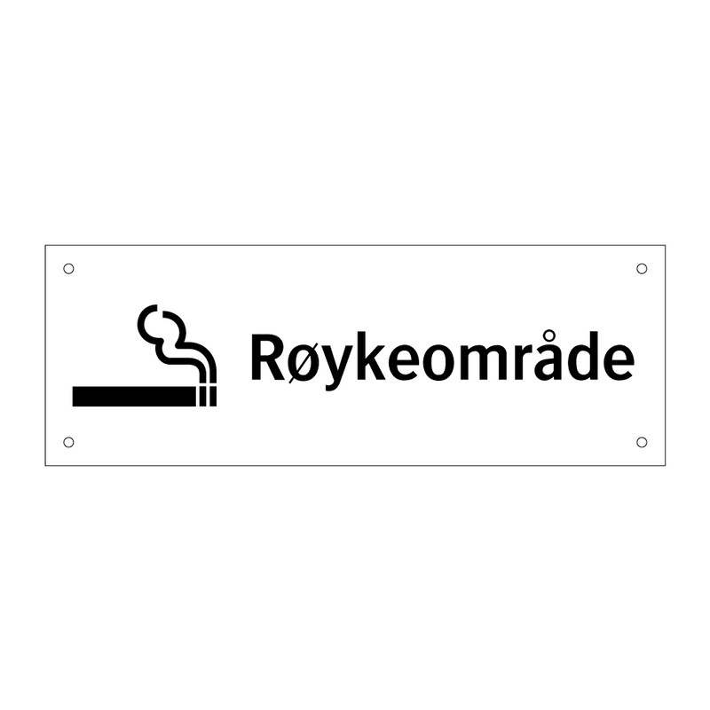 Røykeområde & Røykeområde
