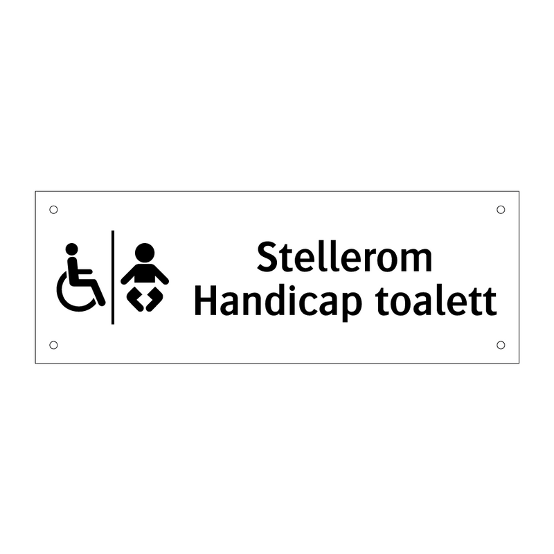 Stellerom Handicap toalett & Stellerom Handicap toalett